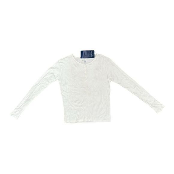 Brandy Melville Long Sleeve Henley Top One Size - Picture 1 of 5